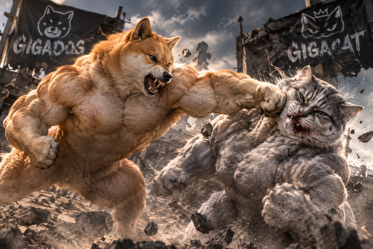 GIGADOG versus GIGACAT